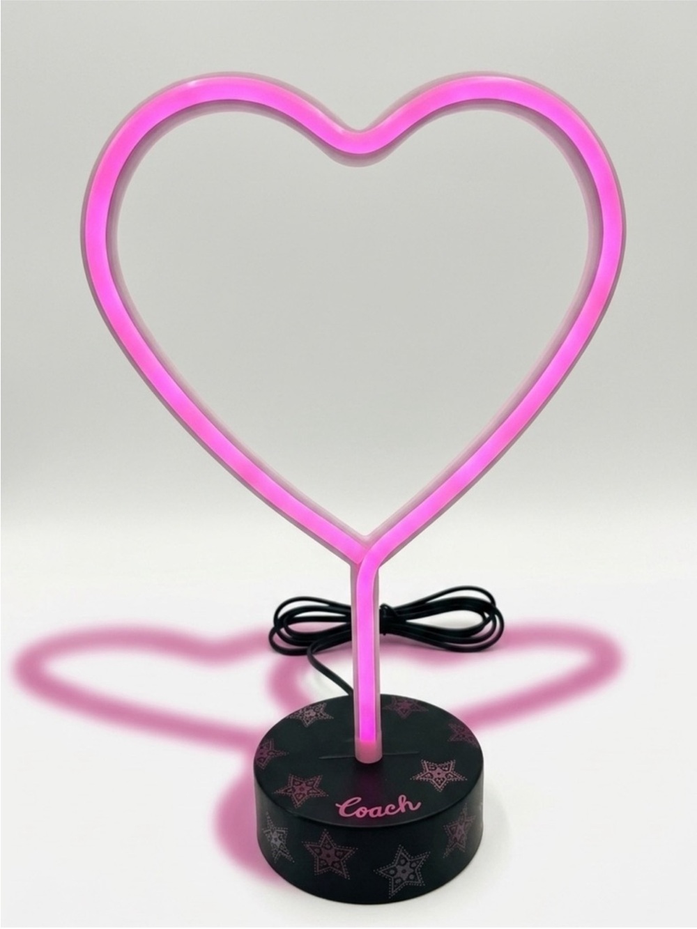 COACH Pink Heart LED Neon
Accent Lamp F84619 NIB